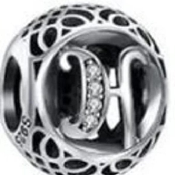 Pandora Initial Alphabet Character Letter H Charm - Picture 1 of 2